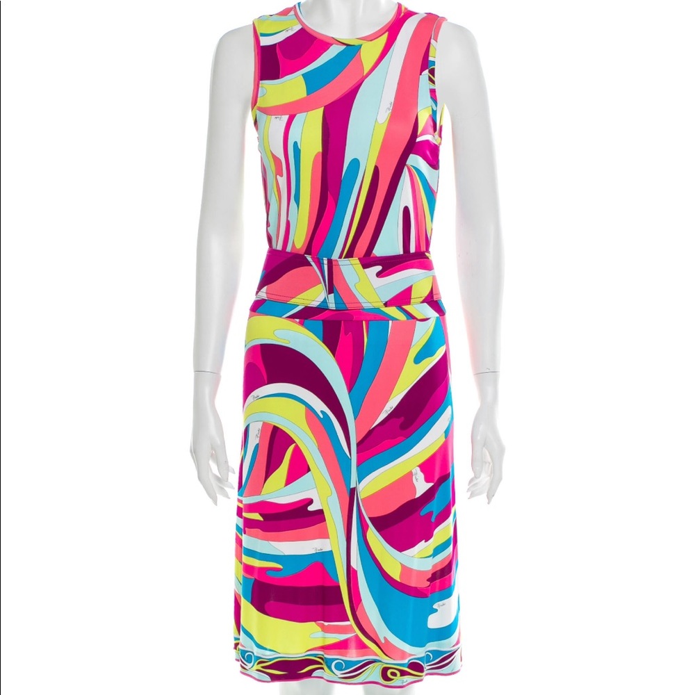 Emilio Pucci Dress - Stunning Unique Timeless Sz 4